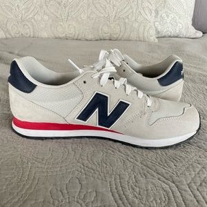 Men’s New balance 500 red, white, and blue Sneakers Perfect condition
